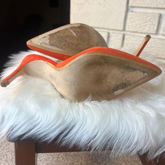 Zara Orange Swing Back Shoes - Picture 8 of 14